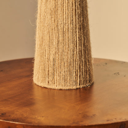 Erba - Lampe de table à abat-jour en jute Coolie