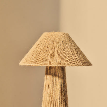 Erba - Lampe de table à abat-jour en jute Coolie