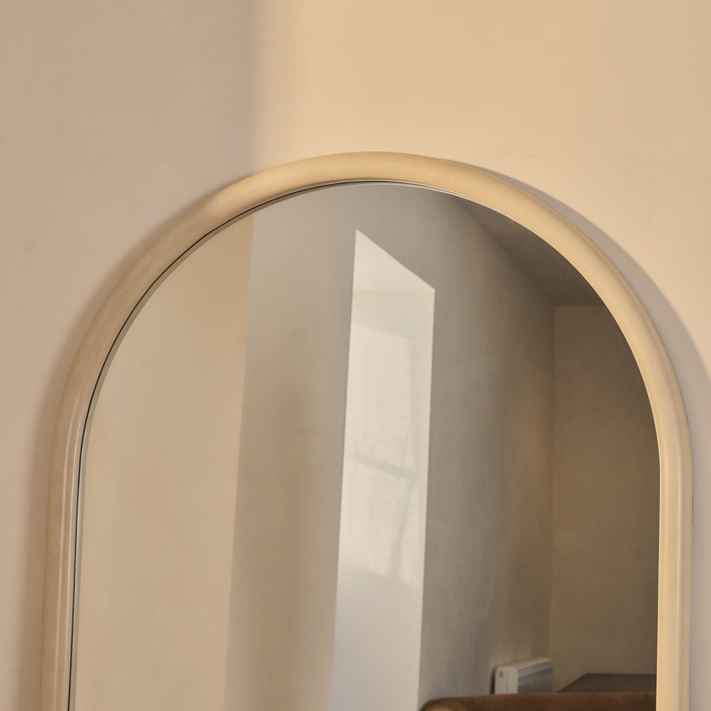 Amora - Miroir en béton grand format arche pleine longueur 180cm x 90cm