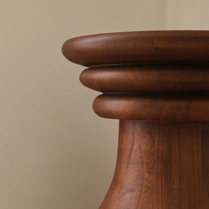 Oribi - Table d'appoint rétro en bois foncé