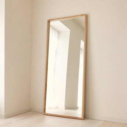 Arden - Miroir en bois clair pleine longueur 180cm x 80cm