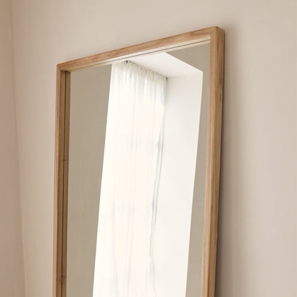 Arden - Miroir en bois clair pleine longueur 180cm x 80cm