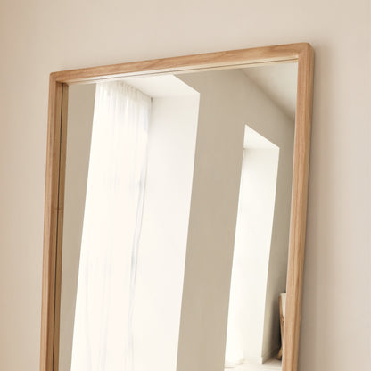 Arden - Miroir en bois clair pleine longueur 180cm x 80cm