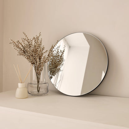 Edge - Miroir Mural Rond Sans Cadre 40cm x 40cm