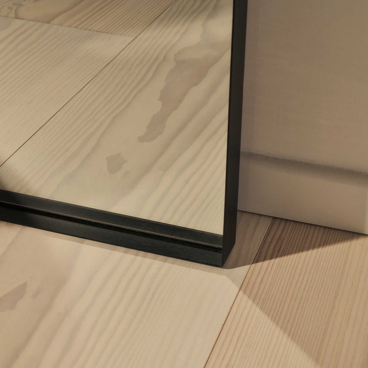 Arcus - Miroir Métallique Noir Grand Arqué Pleine Longueur 170cm x 80cm
