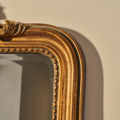 James - Miroir Arqué Doré Pleine Longueur 189cm x 80cm