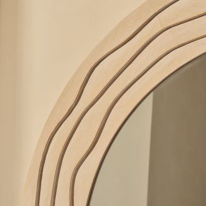 Lucelle - Miroir Arqué Extra Large en Bois