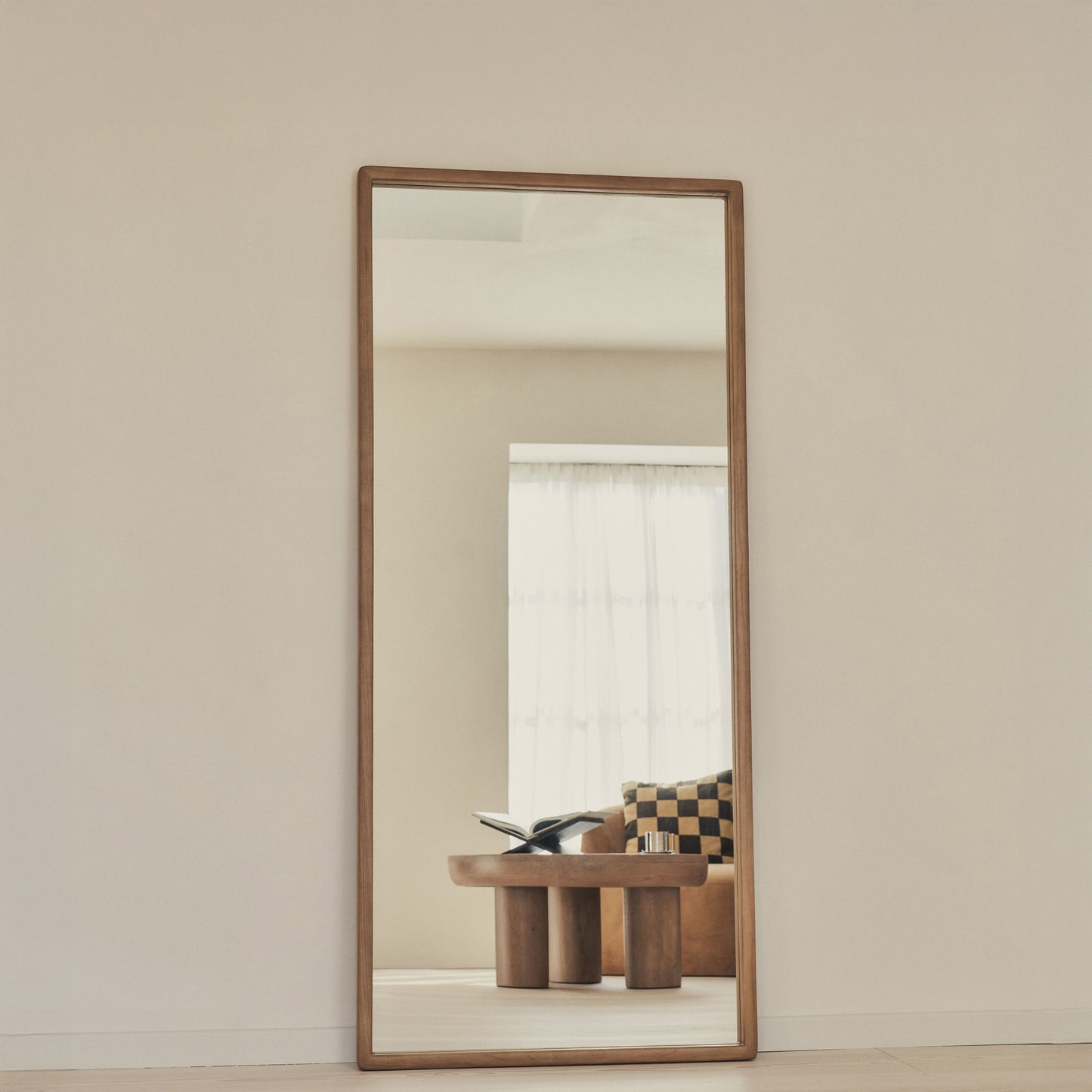 Arden - Miroir en bois pleine longueur chaleureux 180cm x 80cm