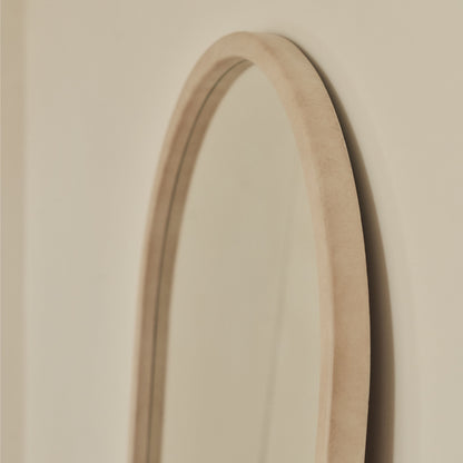 Arden - Miroir en bois arche plein longueur 160cm x 60cm Concrete