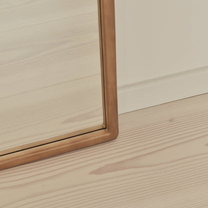Arden - Miroir en bois plein longueur 140 cm x 45 cm Warm Wood