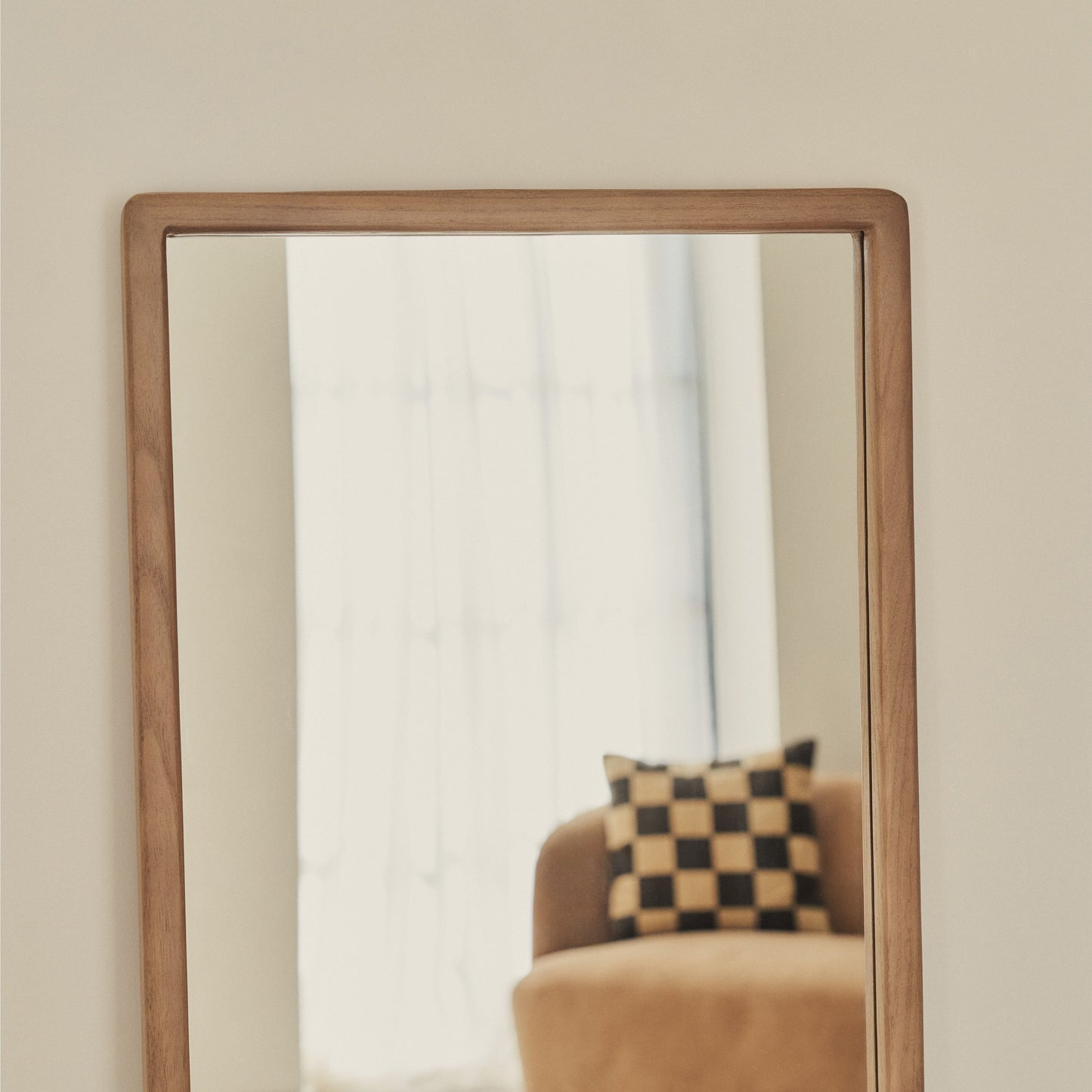 Arden - Miroir en bois plein longueur 140 cm x 45 cm Warm Wood