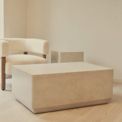 Luciana - Table basse rectangulaire en béton