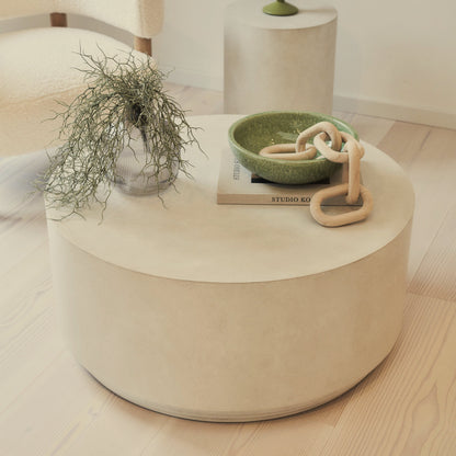Luciana - Table basse ronde en béton