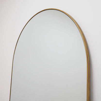 Liberty - Miroir Métallique Arqué Pleine Longueur Or 200cm x 120cm