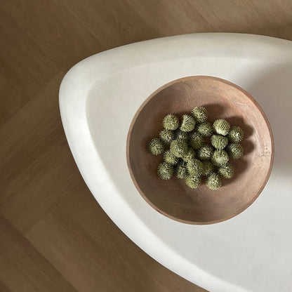 Zola - Table Basse Minimaliste en Béton Galet Extra Large