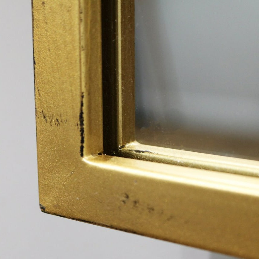 Brooklyn - Grand Miroir Métallique Doré 120cm x 80cm
